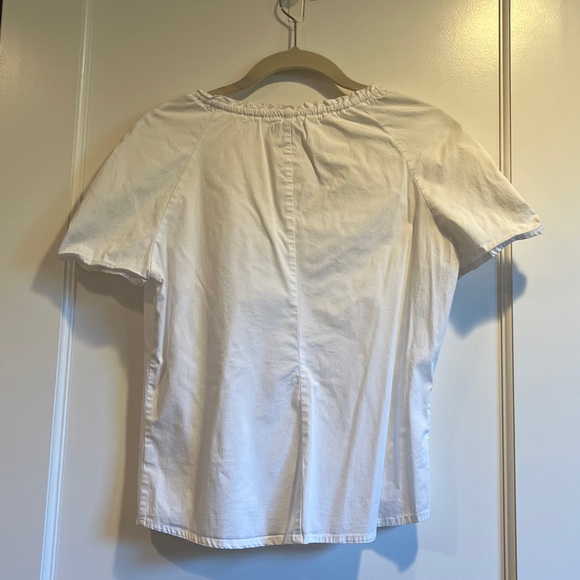 GAP Ruffled V-Neck Blouse - Picture 3 of 5